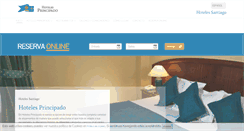 Desktop Screenshot of hotelesprincipado.com