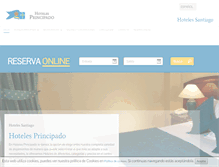 Tablet Screenshot of hotelesprincipado.com